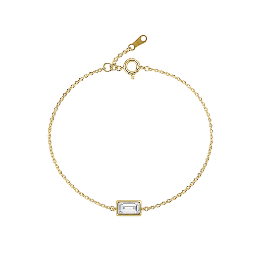 Baguette Solitaire Bracelet