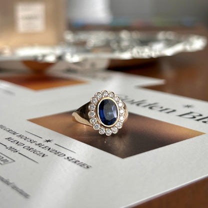 Regent Signet Ring in Midnight