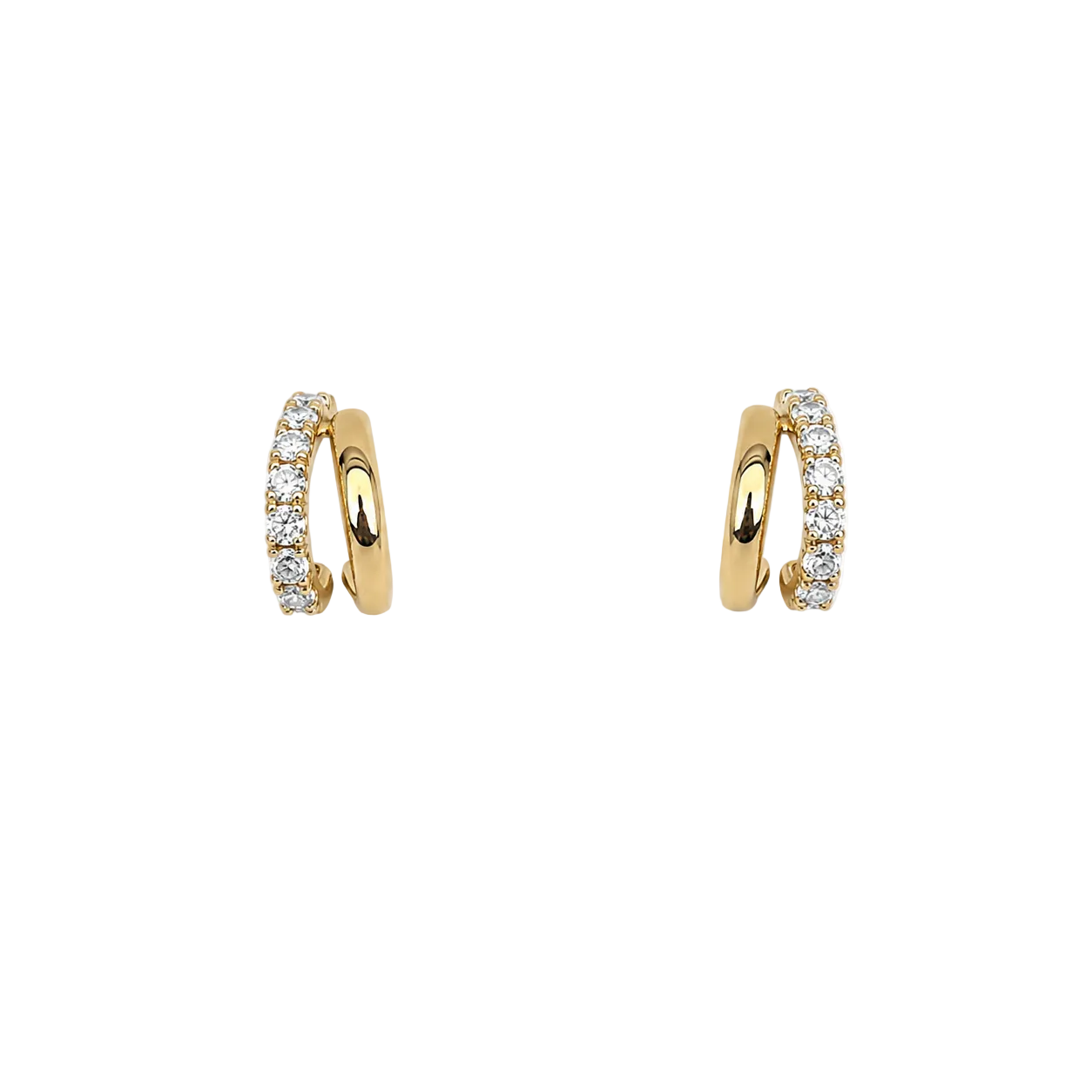 Duet Hoop Studs