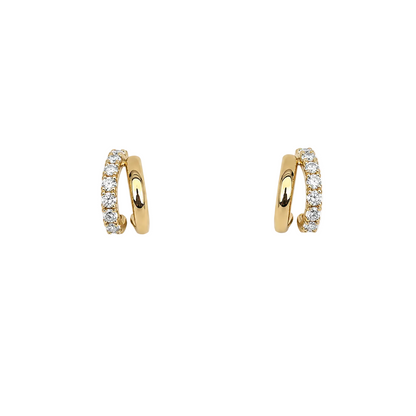 Duet Hoop Studs