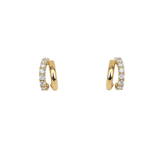 Duet Hoop Studs