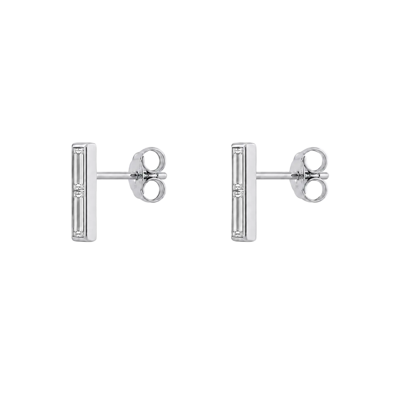 Twin Baguette Studs