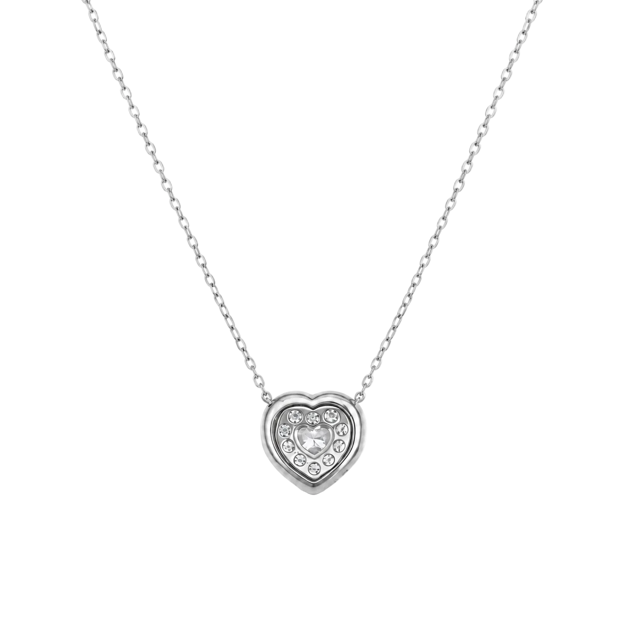 Pavé Heart Diamond Necklace