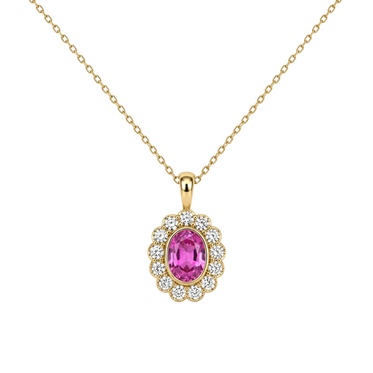 Regent Pink Sapphire Pendant