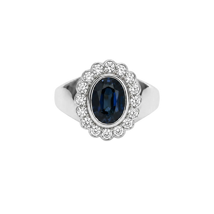 Regent Signet Ring in Midnight
